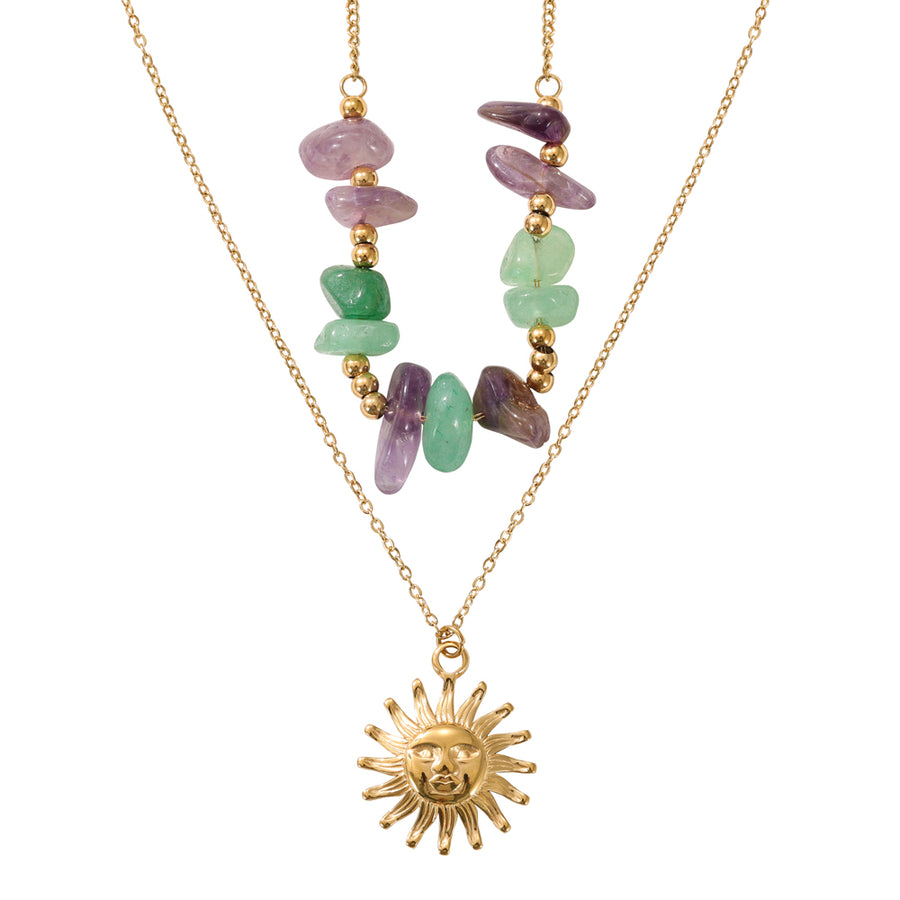 Zuri Semi Precious Stone Necklace