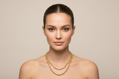 Layered Rope Chain Necklace