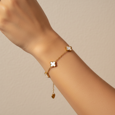 White Clover Bracelet