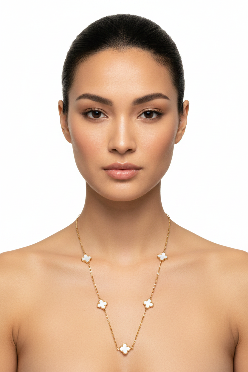 White Clover Necklace
