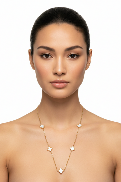 White Clover Necklace
