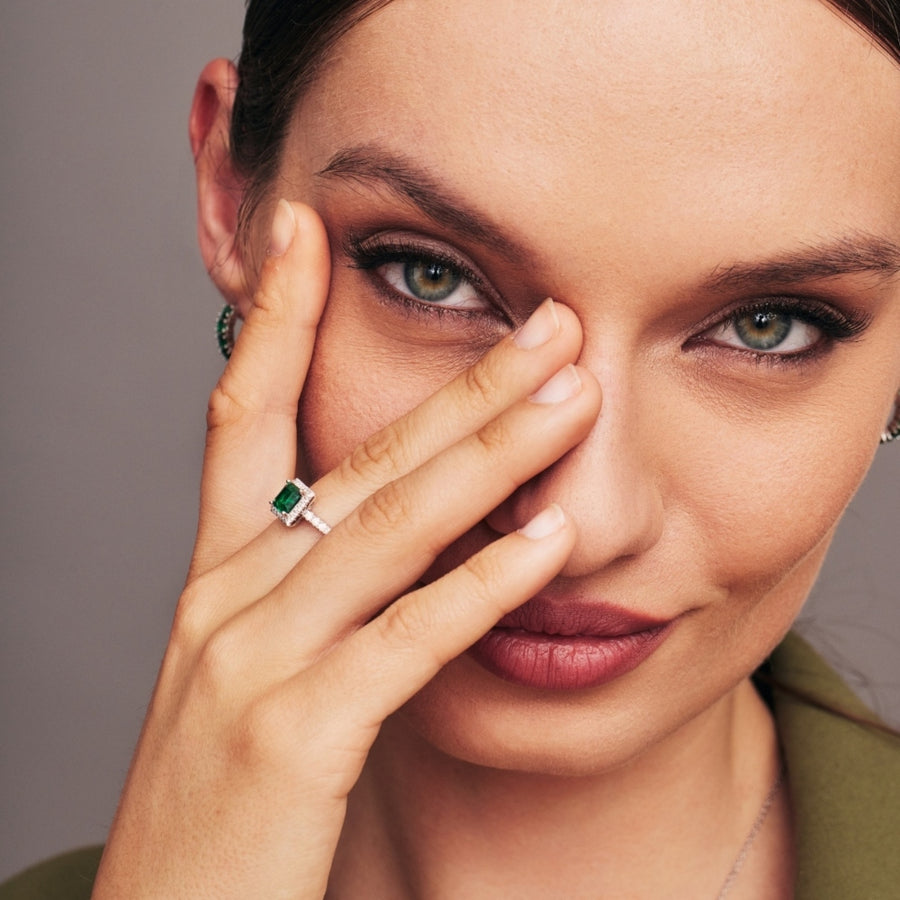 Classic Emerald Ring #7