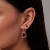 Adeline Ruby Earrings