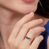 Sapphire Baguette Ring #7