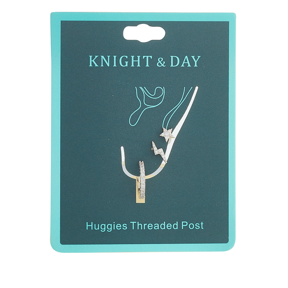 Aubrey Rhodium Earring Set