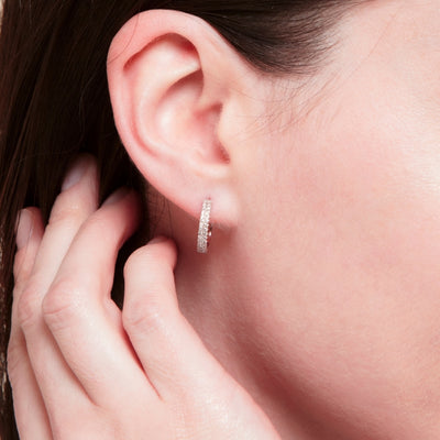 Nevaeh Rhodium Earrings