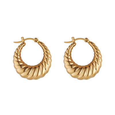 Willow Gold Chunky Hoops