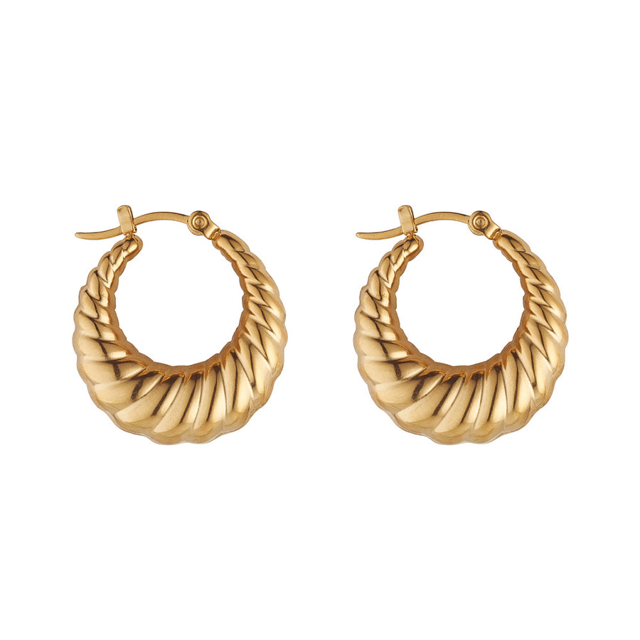 Willow Gold Chunky Hoops