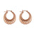 Willow Rose Gold Chunky Hoops
