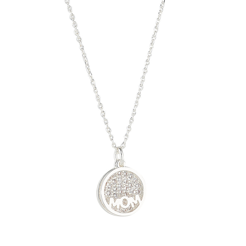 Mom Silver Necklace