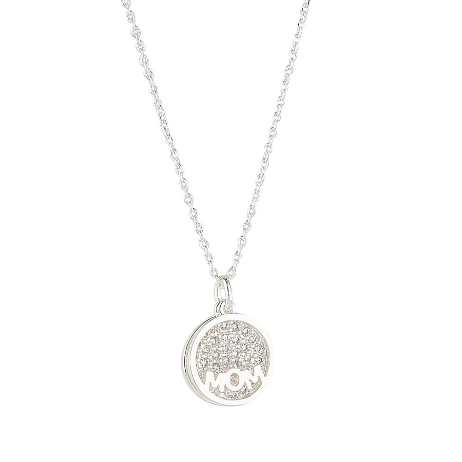 Mom Silver Necklace