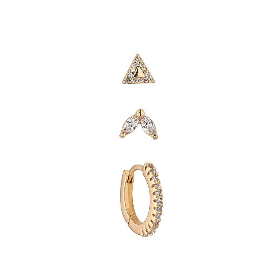 Gianna Gold Earring Set