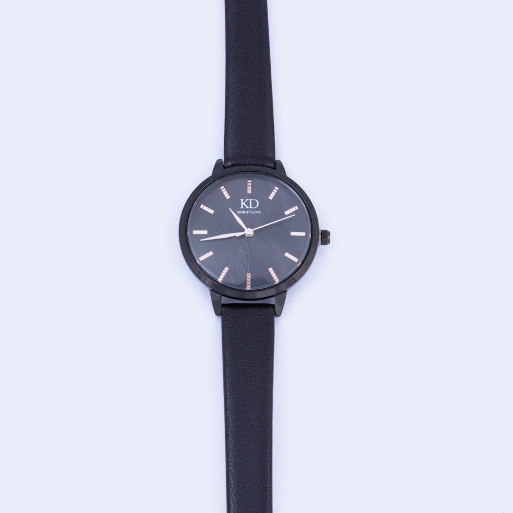 Classic Black & Black Watch