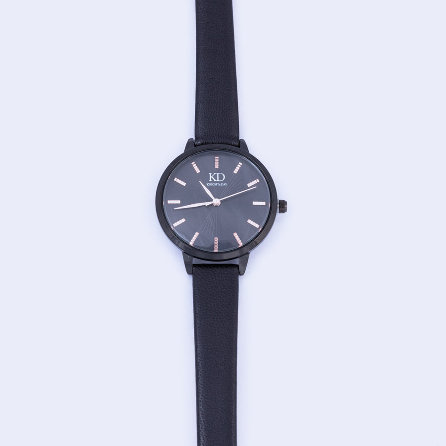Classic Black & Black Watch
