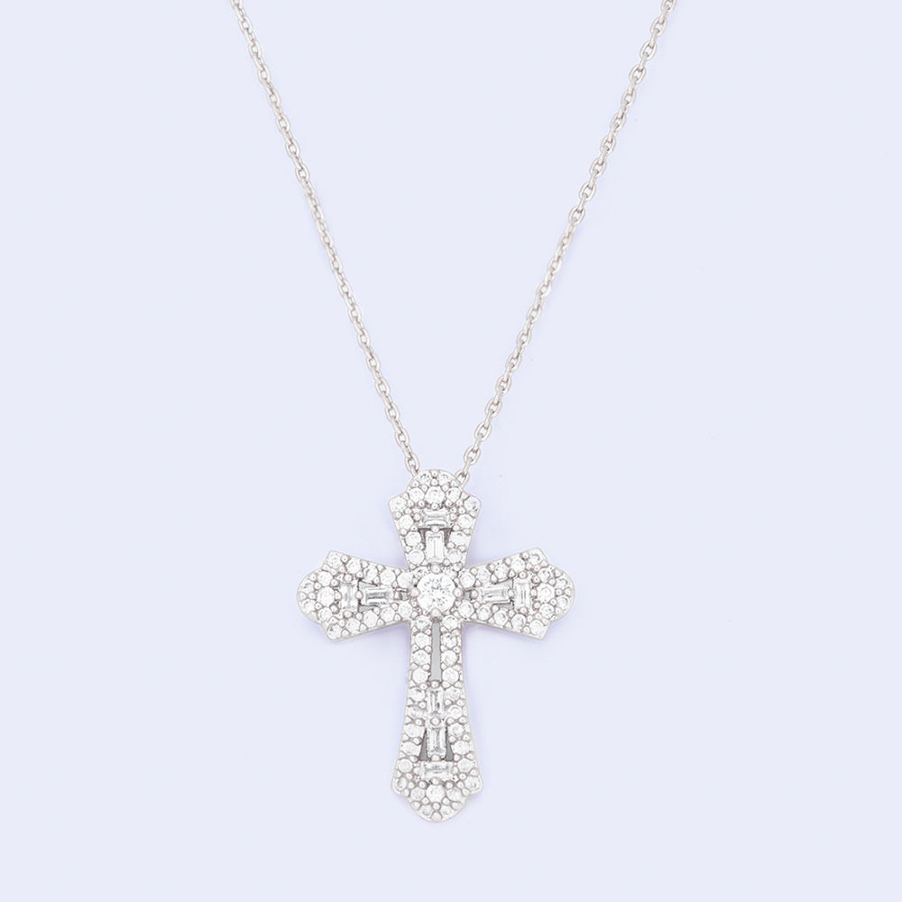 Silver Cross Necklace