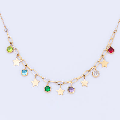 Stars & Multi Colour Necklace