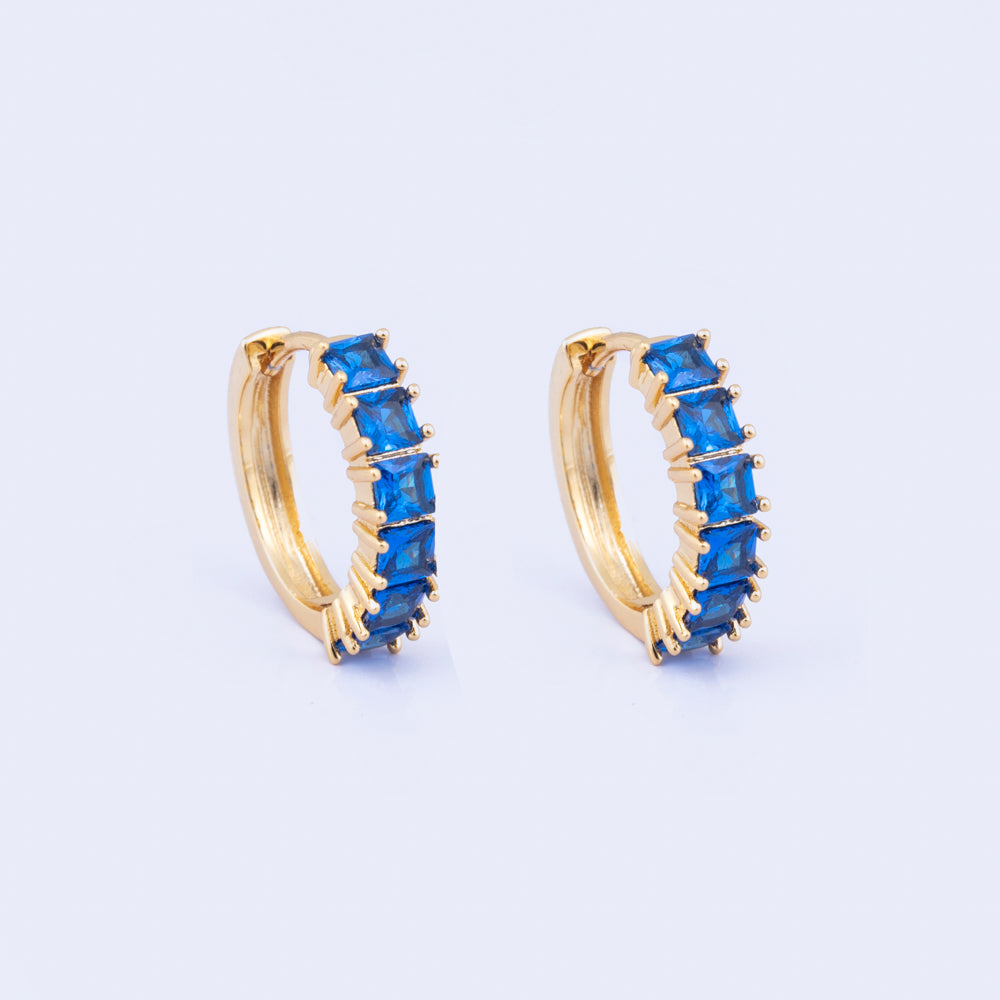 Classic Sapphire Hoops