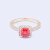 Classic Red CZ Ring #7