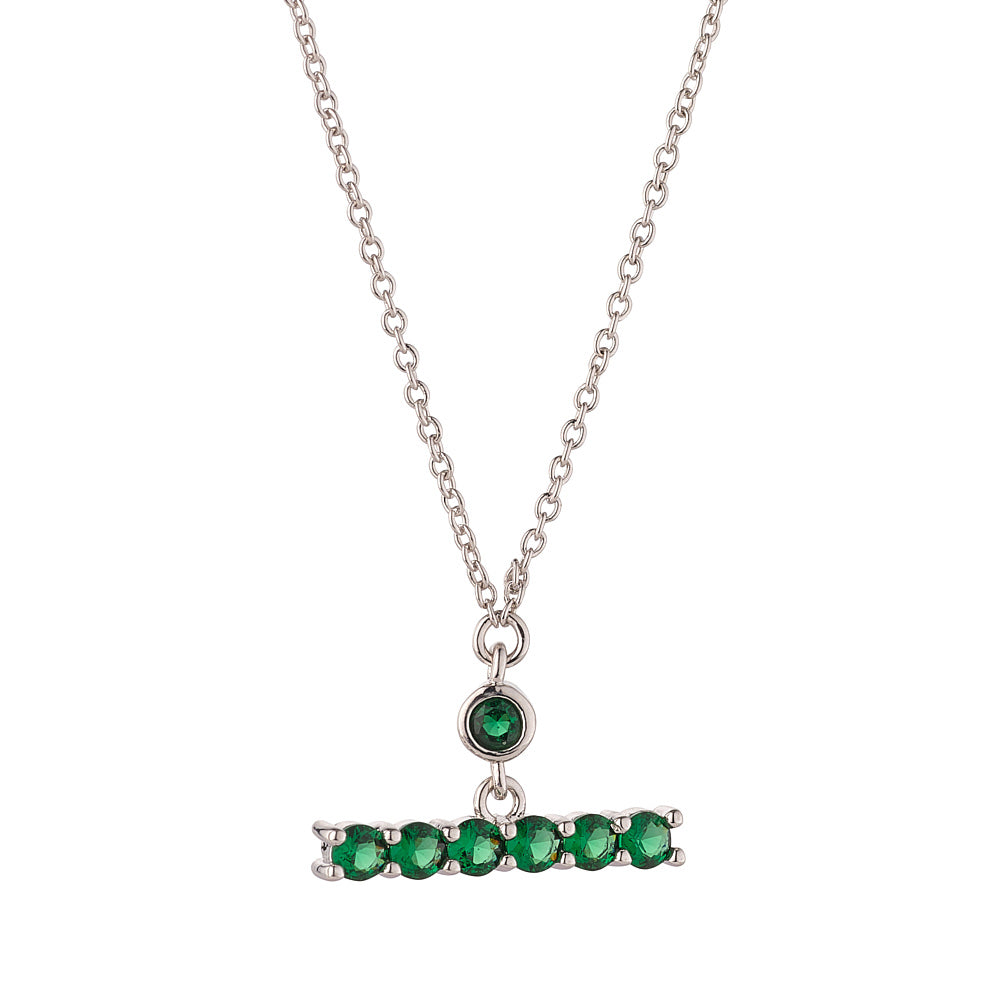Emerald Rhodium T-Bar