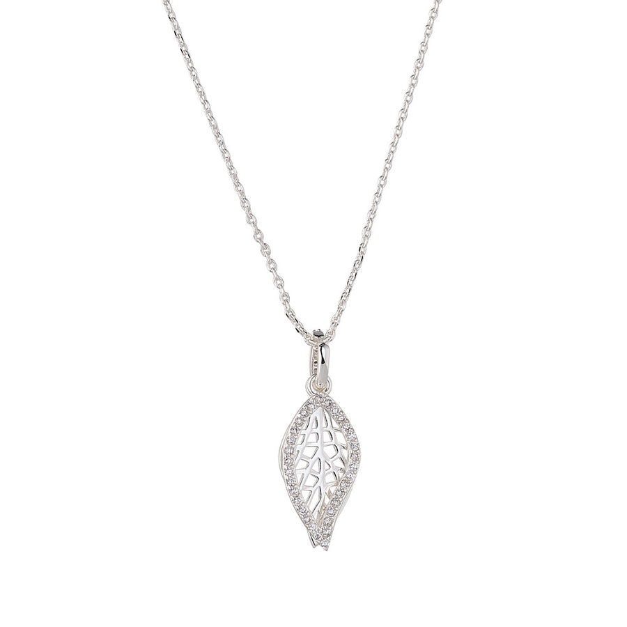 Silver Leaf Necklace