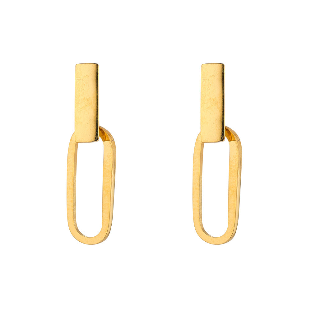 Paperclip Earrings